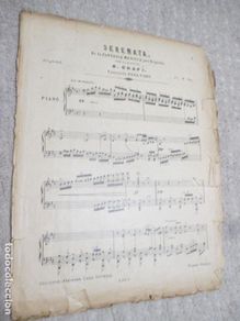 Musical scores: Serenata de la fantasía morisca del maestro Chapí, transcrita para piano